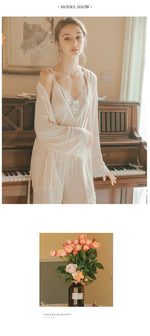 氣質女神棉質浴袍三件套 / 粉色 / ✧106651