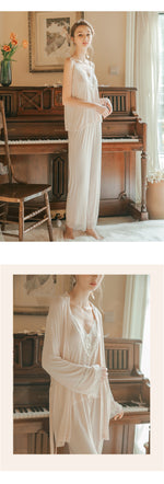 氣質女神棉質浴袍三件套 / 粉色 / ✧106651