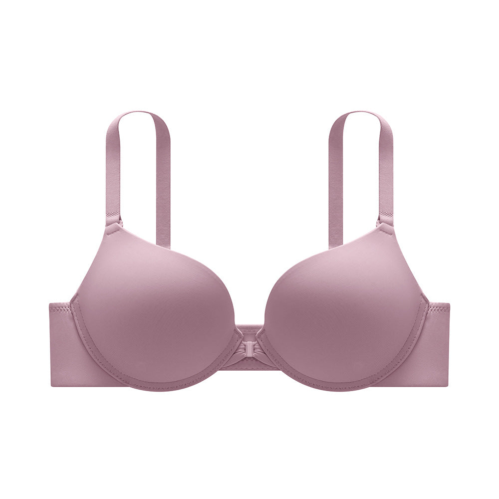 綿雲舒壓前扣聚攏有鋼圈胸圍 / 黑色 / ✧200605