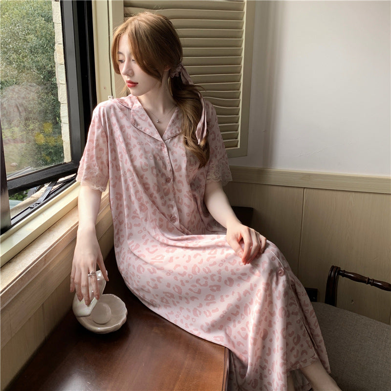 韓系粉紅跳跳虎睡衣 / 粉色 / ✧898611