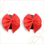 蝴蝶結亮片乳貼 / 紅色 / ✧410361