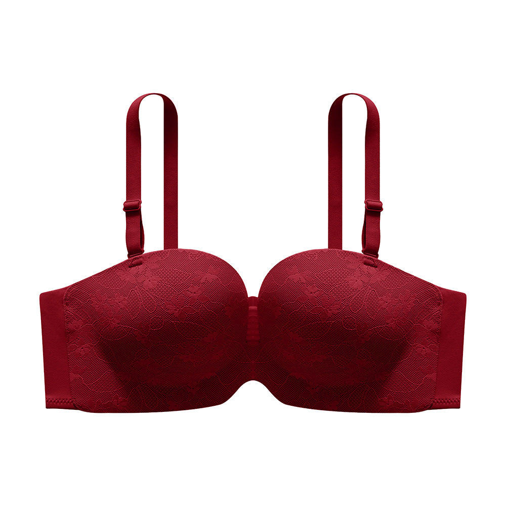 夜魅雲感聚攏抹胸胸圍 / 黑色 / ✧200543