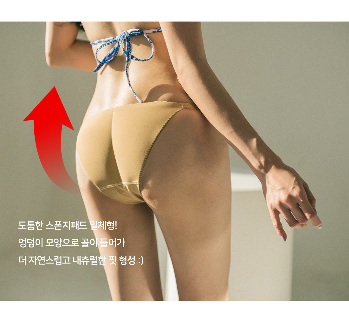 美臀沙灘泳衣打底褲 / 黑色 / ✧690011