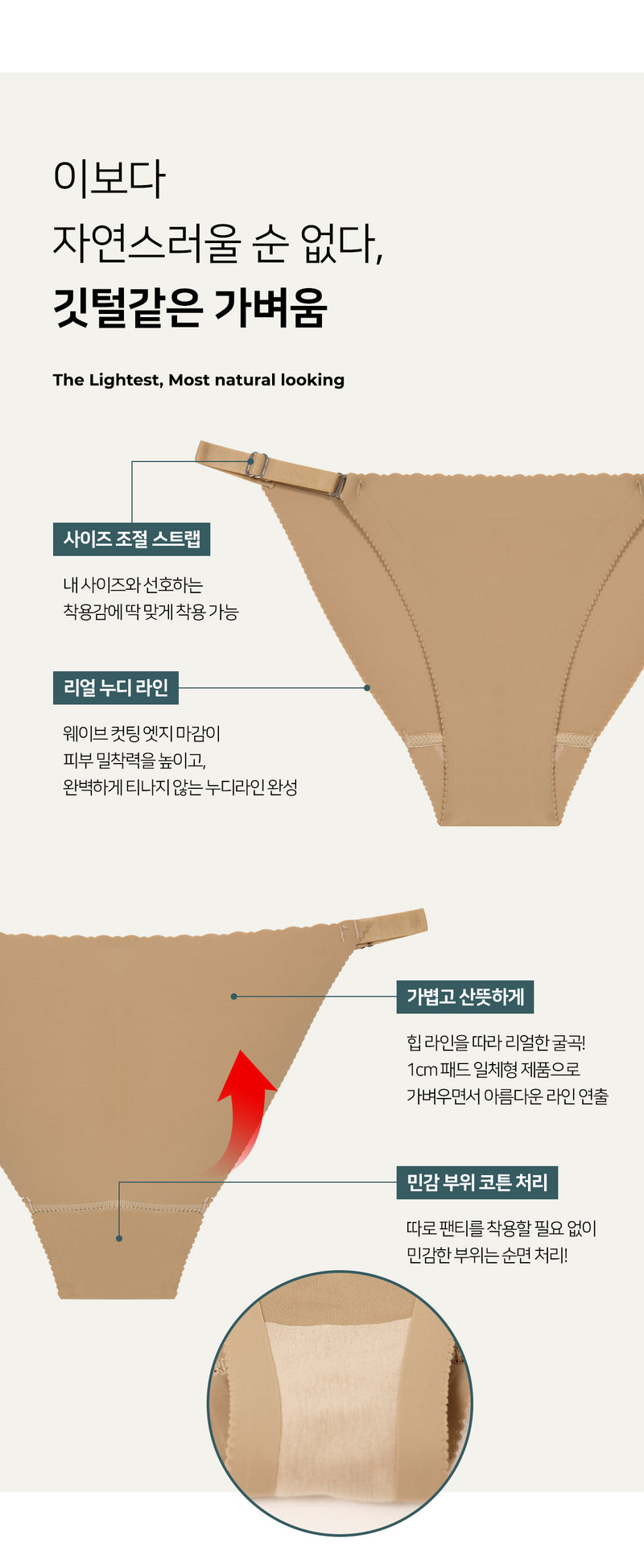 美臀沙灘泳衣打底褲 / 黑色 / ✧690011