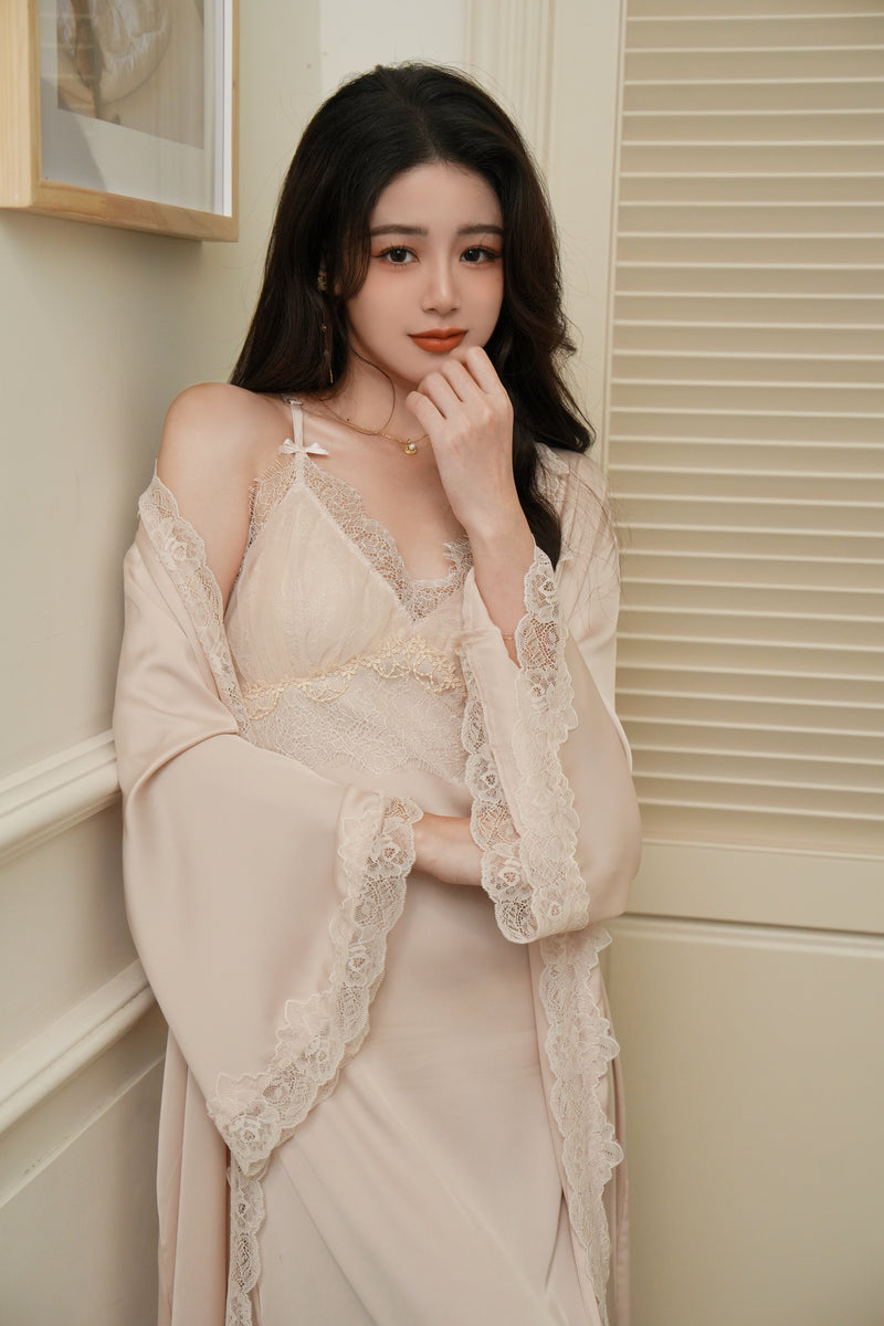 魔法公主睡袍套裝 / 香檳粉色 / ✧100210