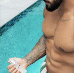 a close up of a person holding a cell phone