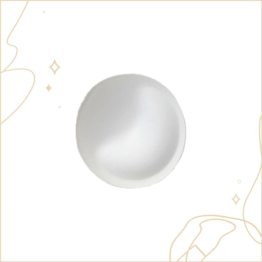 特厚柔軟圓形胸墊 / 白色 / ✧410731
