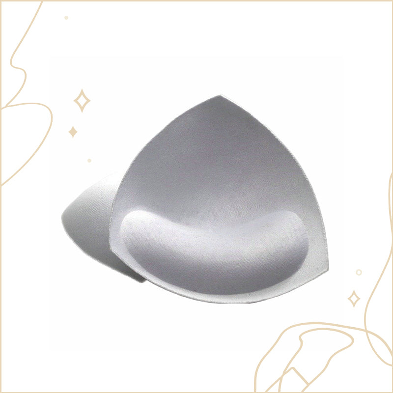 神秘三角特厚胸墊 / 白色 / ✧410721