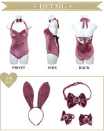 紫絲絨魅力兔女郎套裝 | 紫色 | ✧116481