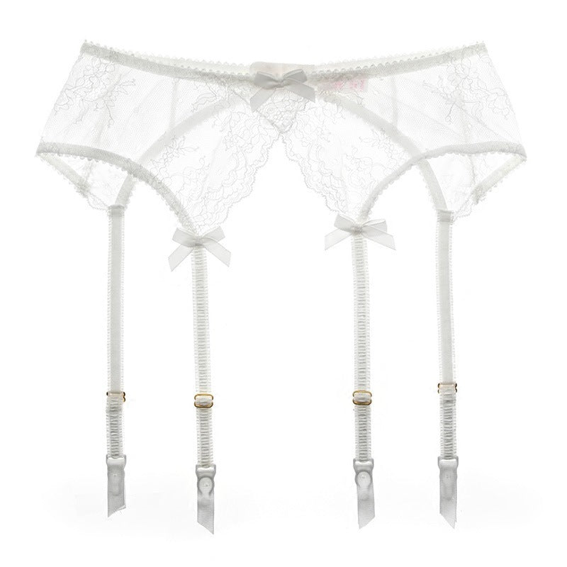 意亂情迷小可愛蕾絲吊襪帶 / 蝦粉色 / ✧540601