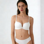 前扣聚攏魔法無鋼圈胸圍 / 黑色 / ✧200731