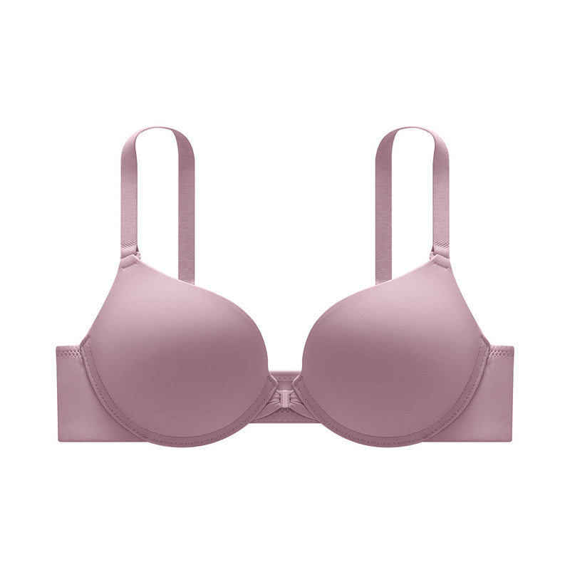 綿雲舒壓前扣聚攏有鋼圈胸圍 / 黑色 / ✧200605