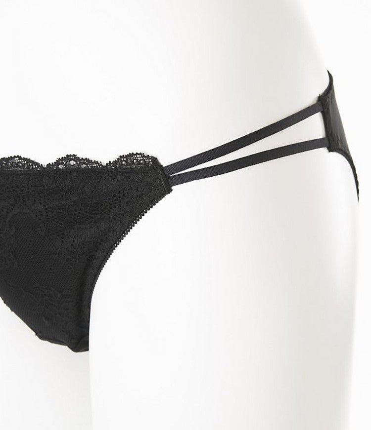 法式優雅蕾絲鋼圈無肩帶內衣套裝 / 白色 / ✧200541