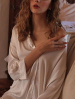 絲滑感OverSize襯衫 / 紫色 / ✧898443