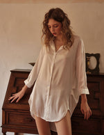 絲滑感OverSize襯衫 / 紫色 / ✧898443