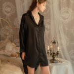 絲滑感OverSize襯衫 / 紫色 / ✧898443