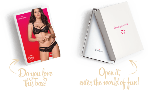 Obsessive 860SET3 蕾絲有鋼圈法式內衣套裝 / 紅色