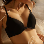 綿雲舒壓・前扣聚攏有鋼圈胸圍 (黑色) | 無痕更優雅 - PM Care