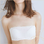 法式優雅蕾絲鋼圈無肩帶內衣套裝 | 小胸友好 - PM Care