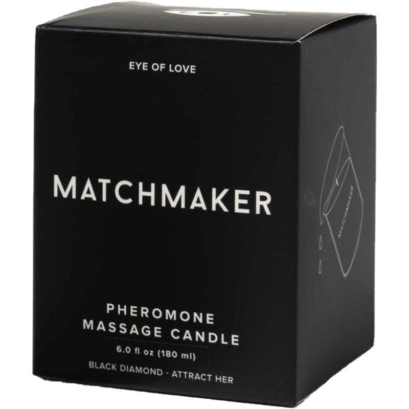 Eye of Love｜Matchmaker 黑鑽石費洛蒙按摩蠟燭 - 180ml