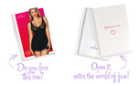 Obsessive Luvae Babydoll 有鋼圈絲滑睡衣 / 黑色