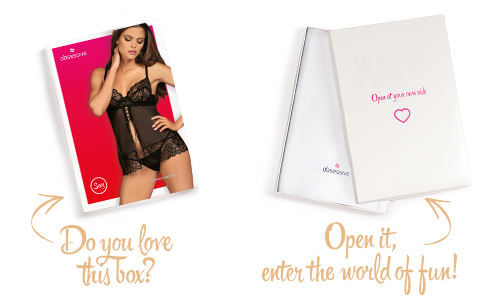 Obsessive Contica Babydoll 透視睡裙 / 黑色
