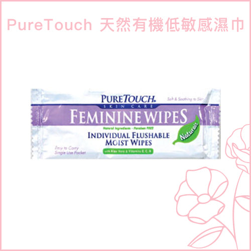 PureTouch 天然有機低敏感濕巾 12片