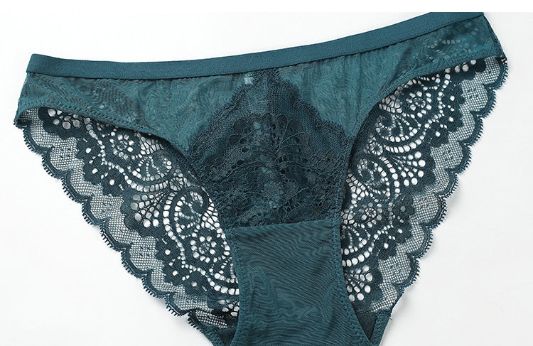 交叉細帶托胸美背胸圍套裝 / 綠色 / ✧200031