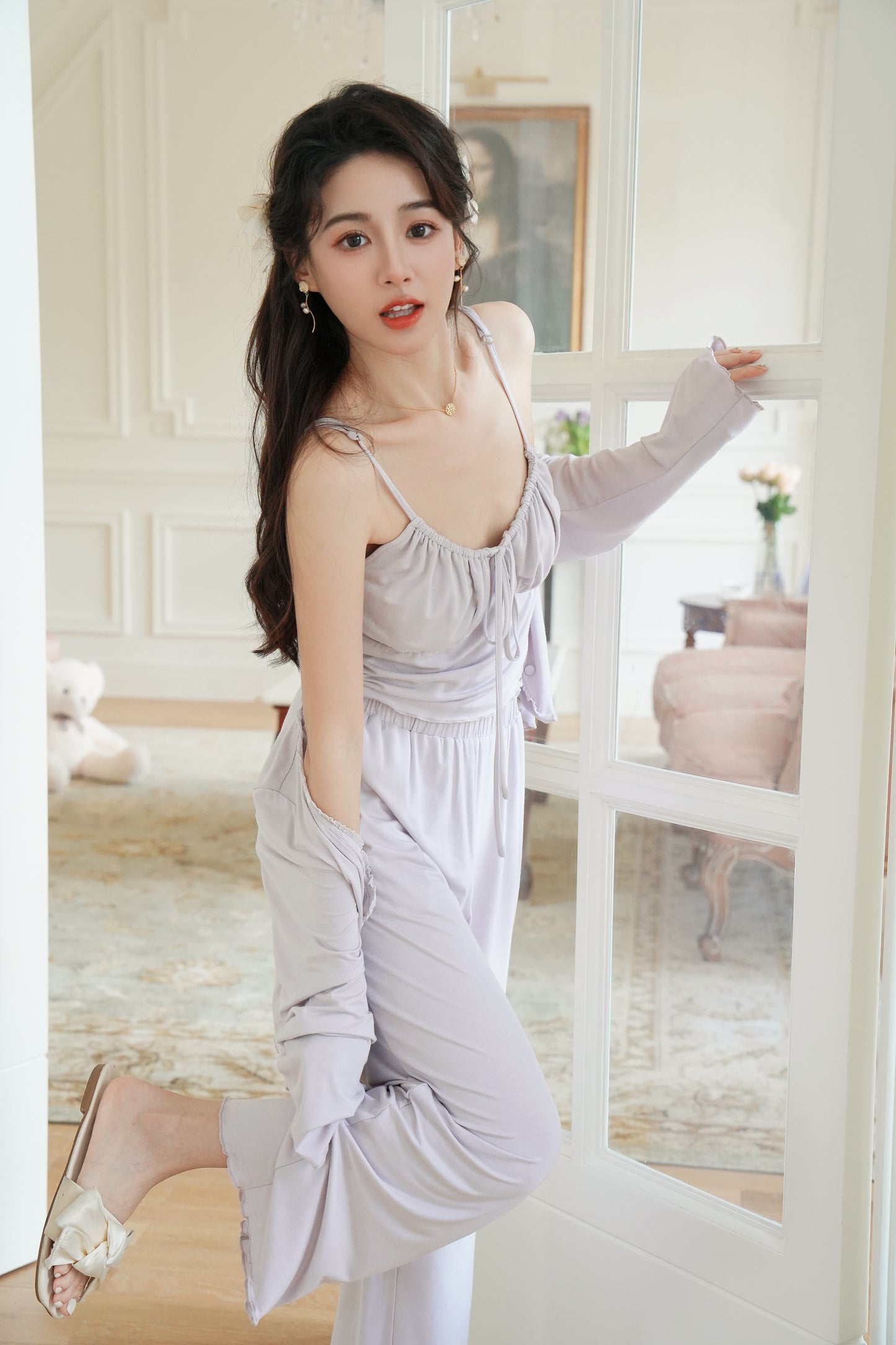 紫薇仙子甜美夢鄉睡衣套裝 / 紫色 / ✧106301