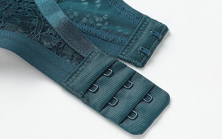 交叉細帶托胸美背胸圍套裝 / 綠色 / ✧200031