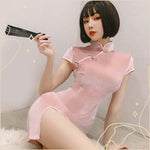 古風修身旗袍女王 / 粉色 / ✧115051