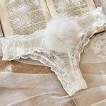 圓滾滾毛茸茸的小兔尾內褲 / 白色 / ✧220431